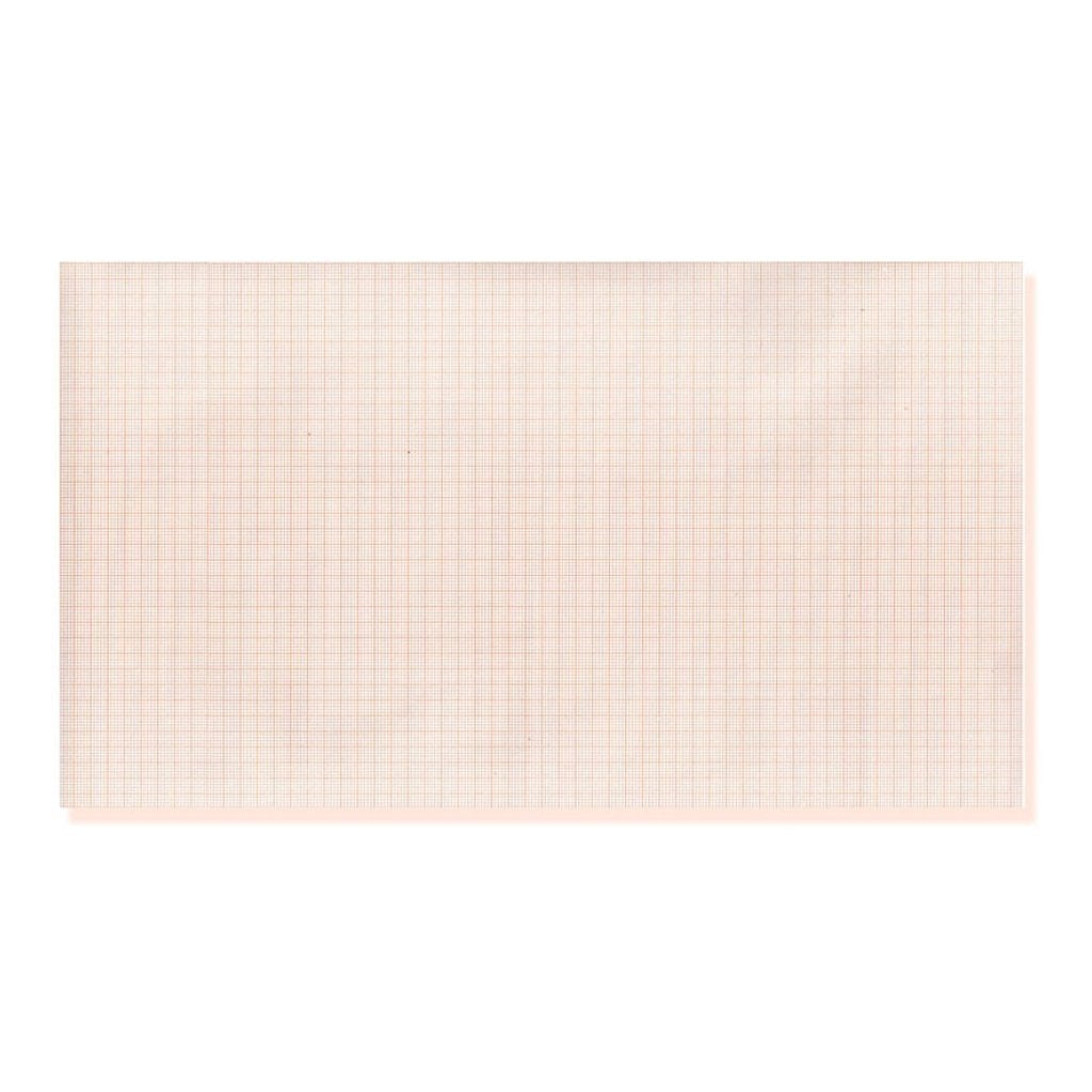 Carta Termica Ecg 183X30 mmxm - Rotolo Griglia Arancio - 5 Rotoli