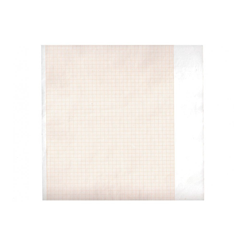 Carta Termica Ecg 210X20 mmxm - Rotolo Griglia Arancio - 5 Rotoli