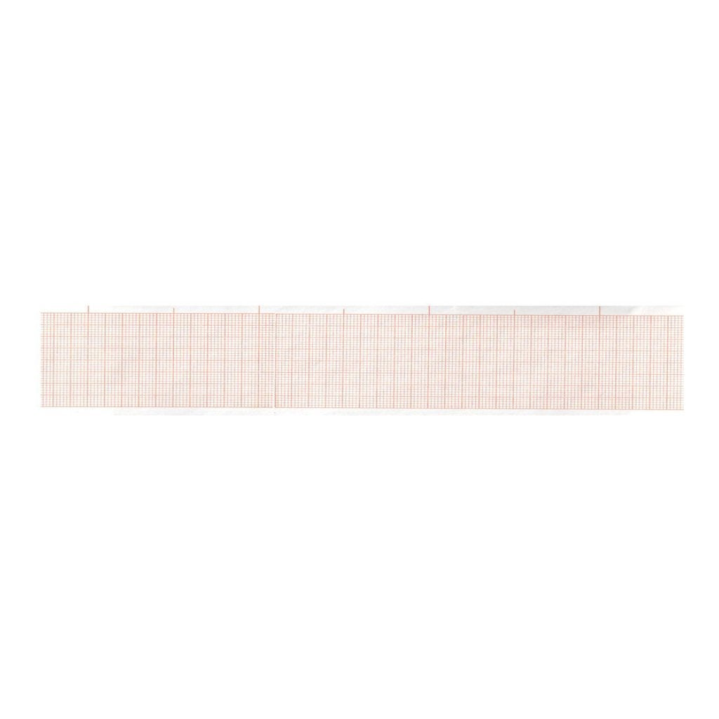 Carta Termica Ecg 50X30 mmxm - Rotolo Griglia Arancio - 20 Rotoli