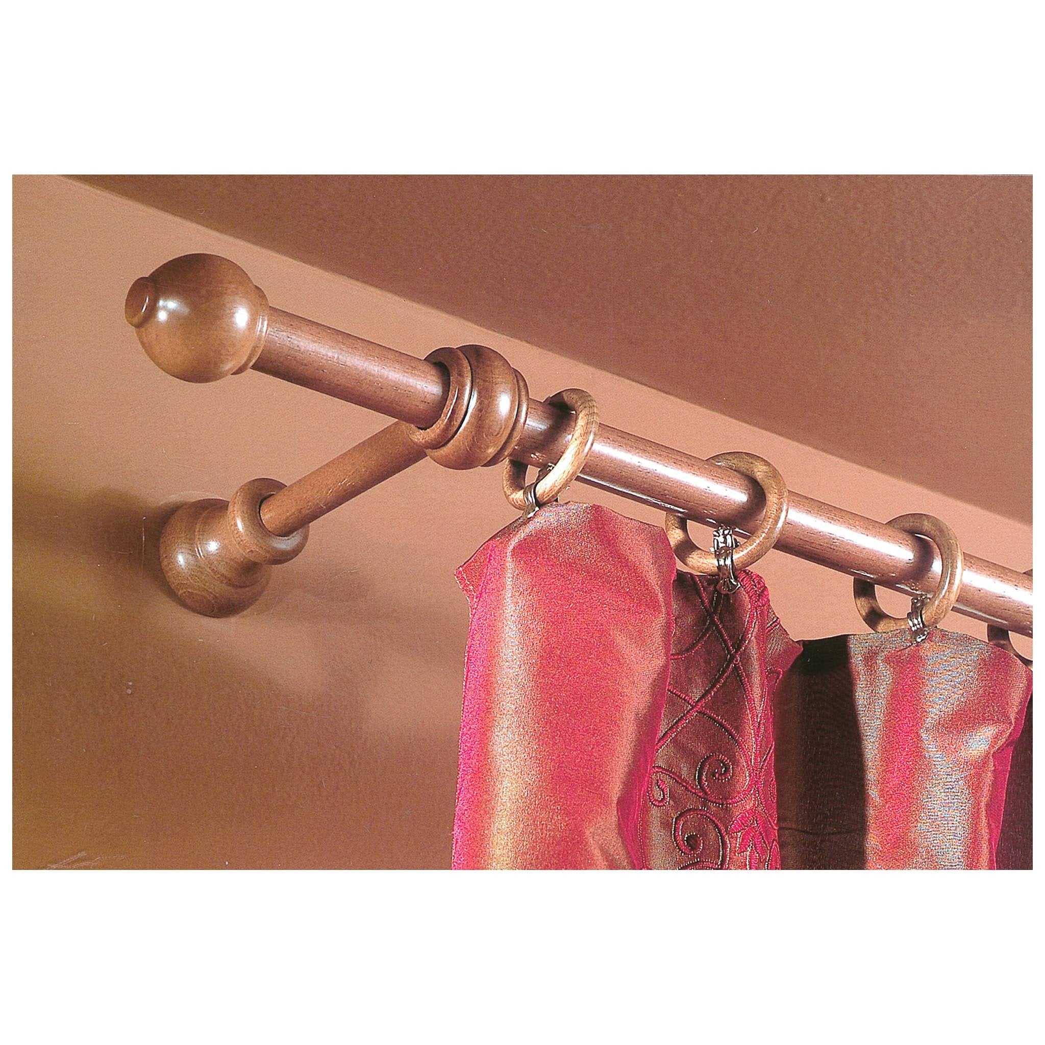 Bastone per tende a strappo Ø23 mm x 200 cm - colore naturale