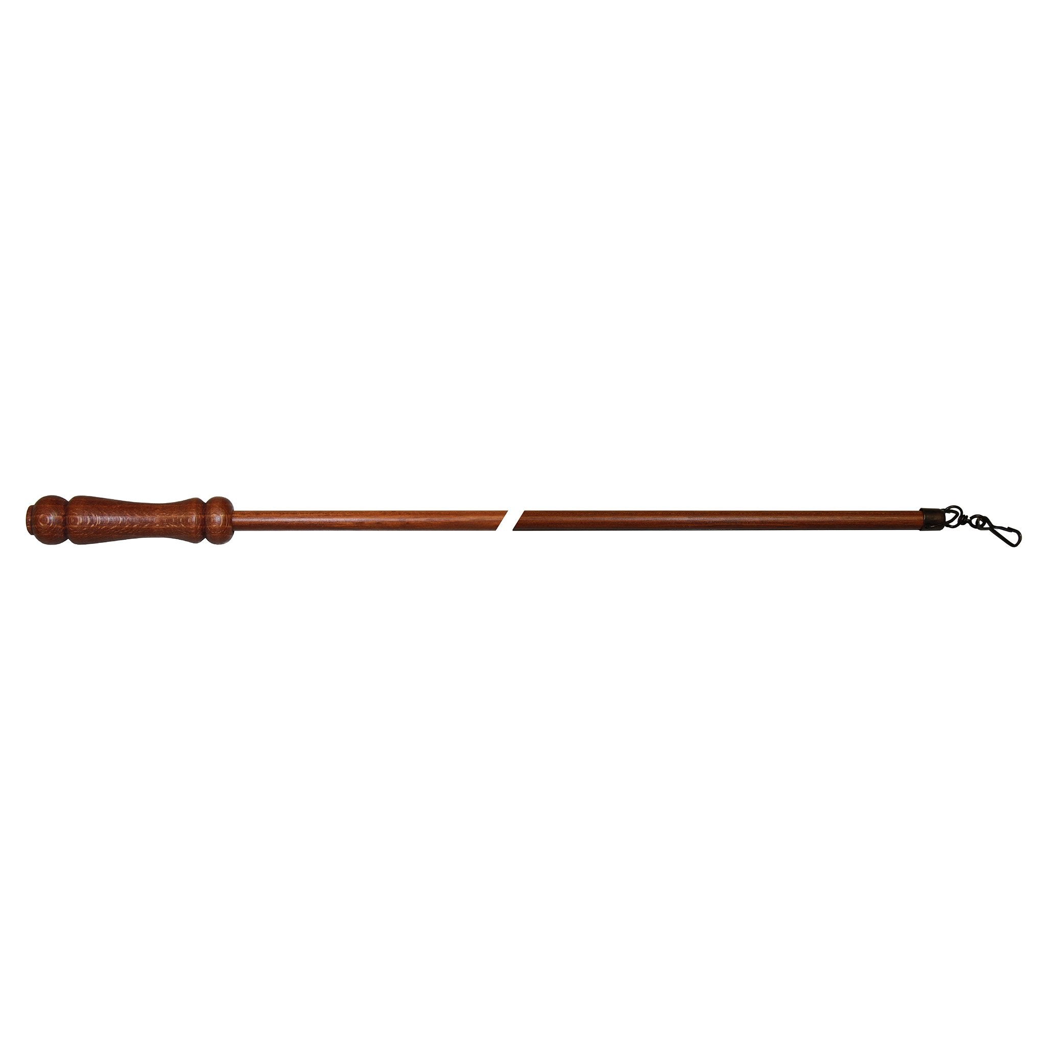 Frusta per bastone tende 125 cm - noce