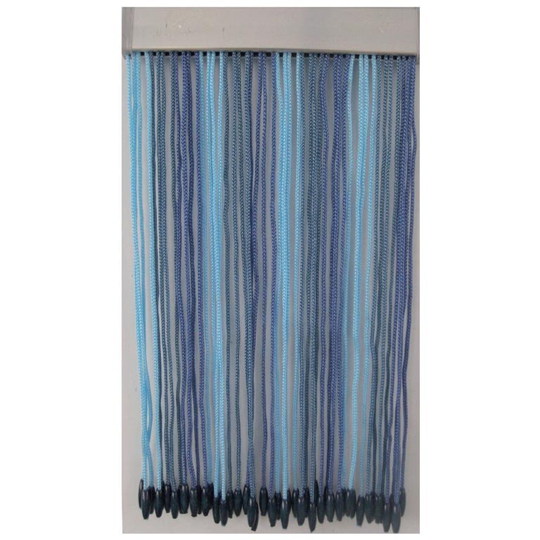 Tenda Moschiera Cordoncino 125xh240 cm - azzurro - 010-009-008