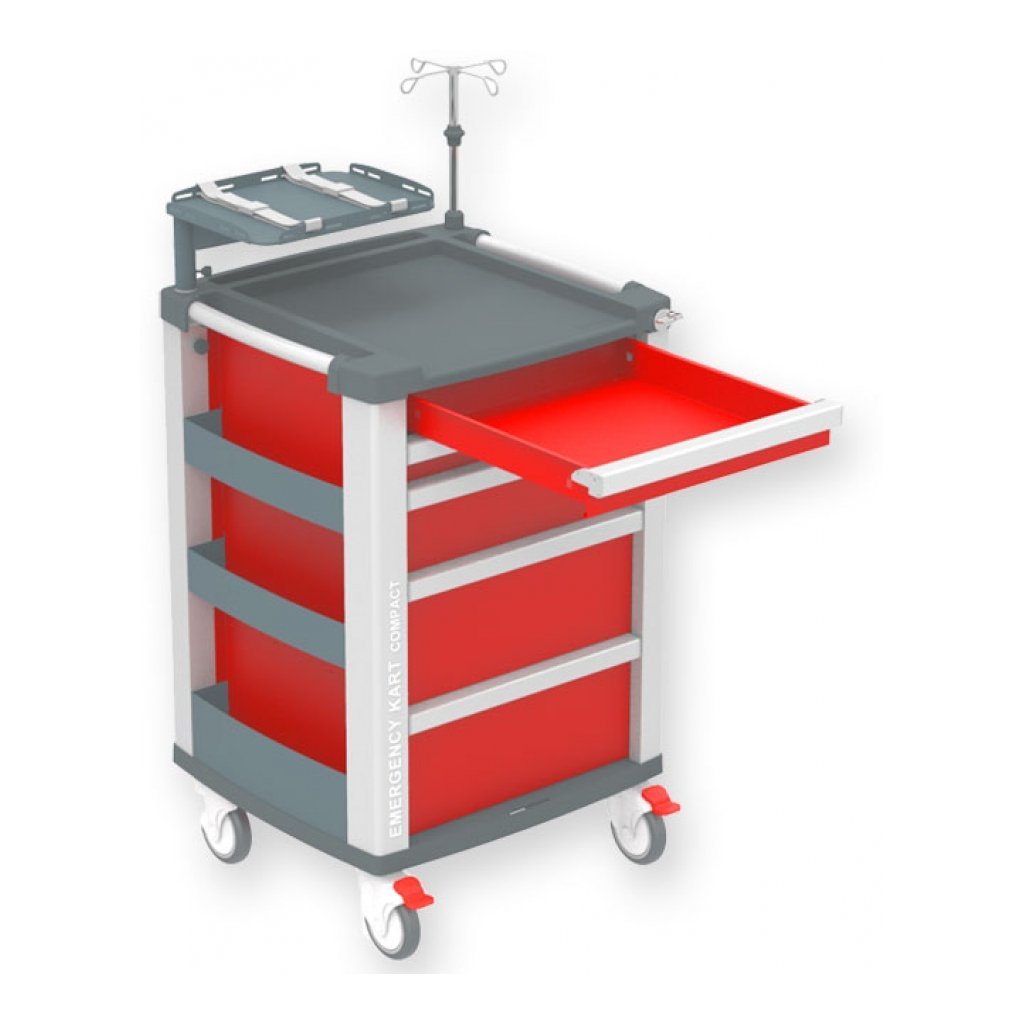 Compact Kart Emergenza - Rosso - 1 Pz.