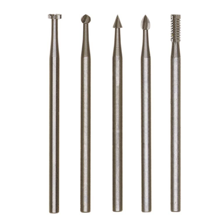 5 Frese in acciaio al tungsteno-vanadio per legno plastica gesso e materiali non ferrosi - 28710