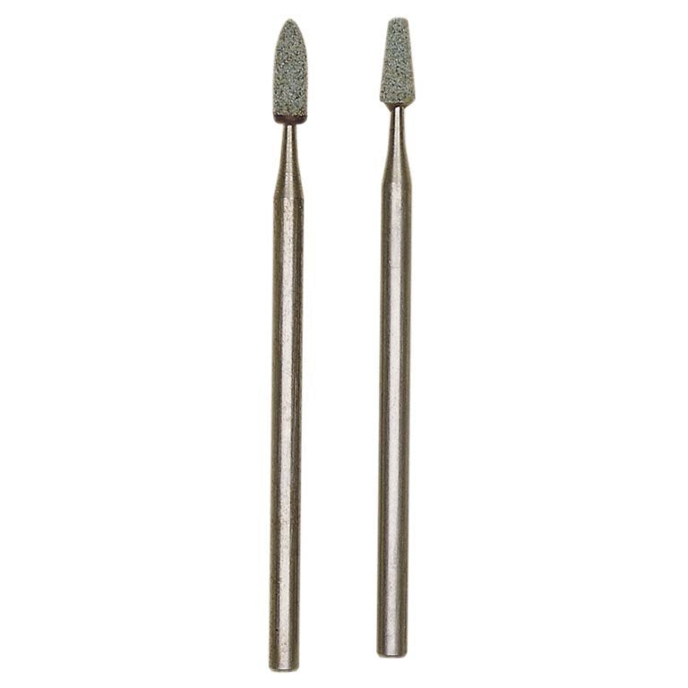 2 Mole a Gambo in carburo di silicio per vetro e ceramica ø2,5x5 mm + ø2,5x7 mm - 28270