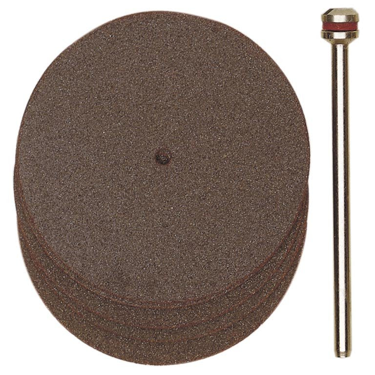 5 Dischi per troncare Acciaio Plastica e Legno - Codolo ø2,35 mm dischi ø38x0,7 mm - 28820