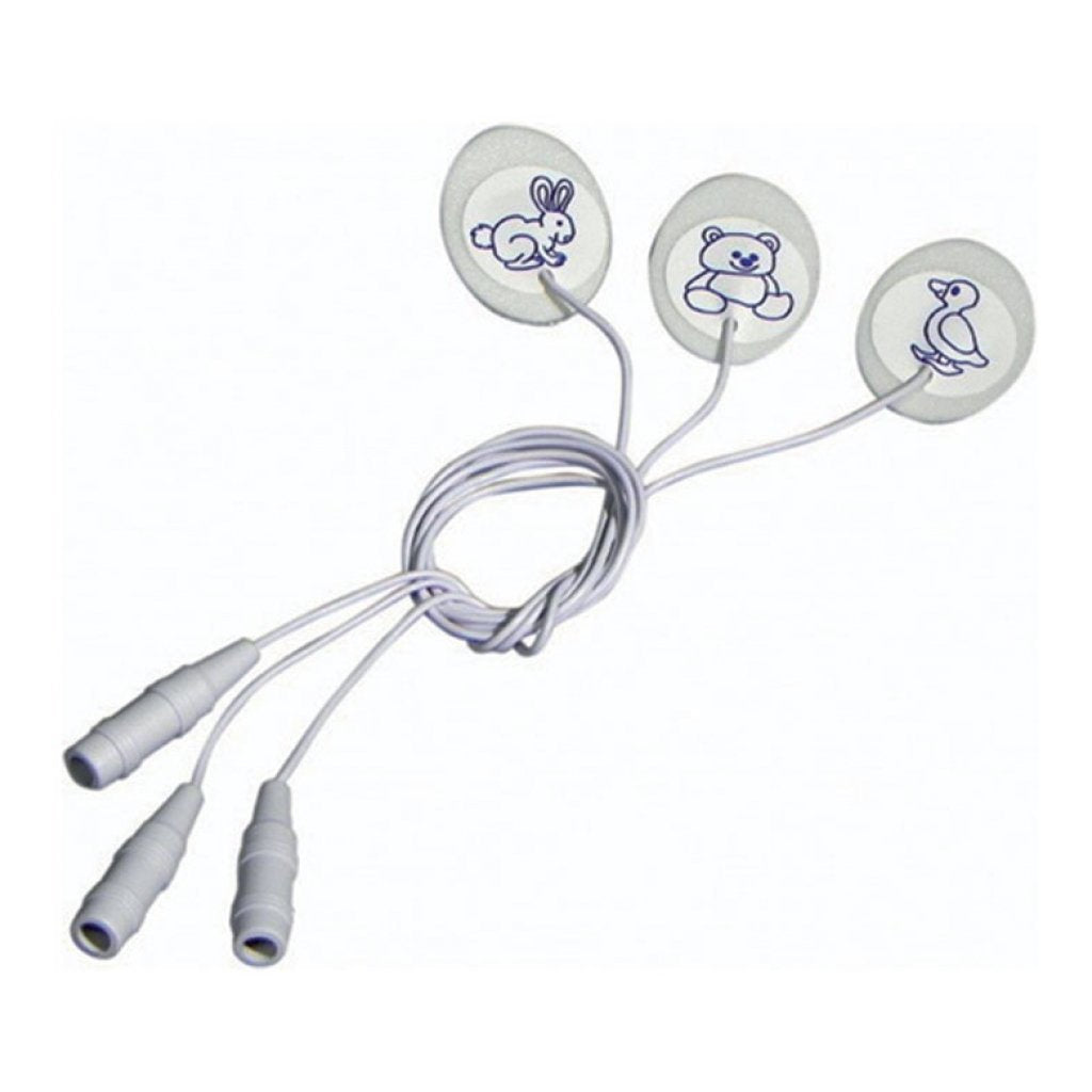 Elettrodi Foam Monouso 23-30 mm Ovali - Pediatrici - Conf. 150 Pz.