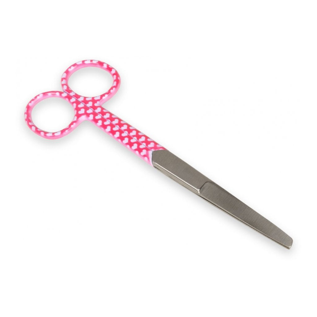 Forbici Rette Punte Alterne - Fantasia Cuori - 14 cm - 1 Pz.