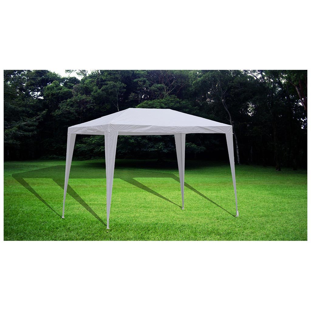 Gazebo da Giardino in acciaio con copertura in poliestere 2x3xh2,3 metri Bianco - modello Fiera