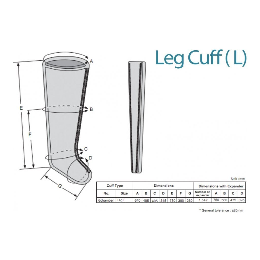 Gambale a 6 Camere L - Ricambio per Cod. 28441 - 1 Pz.