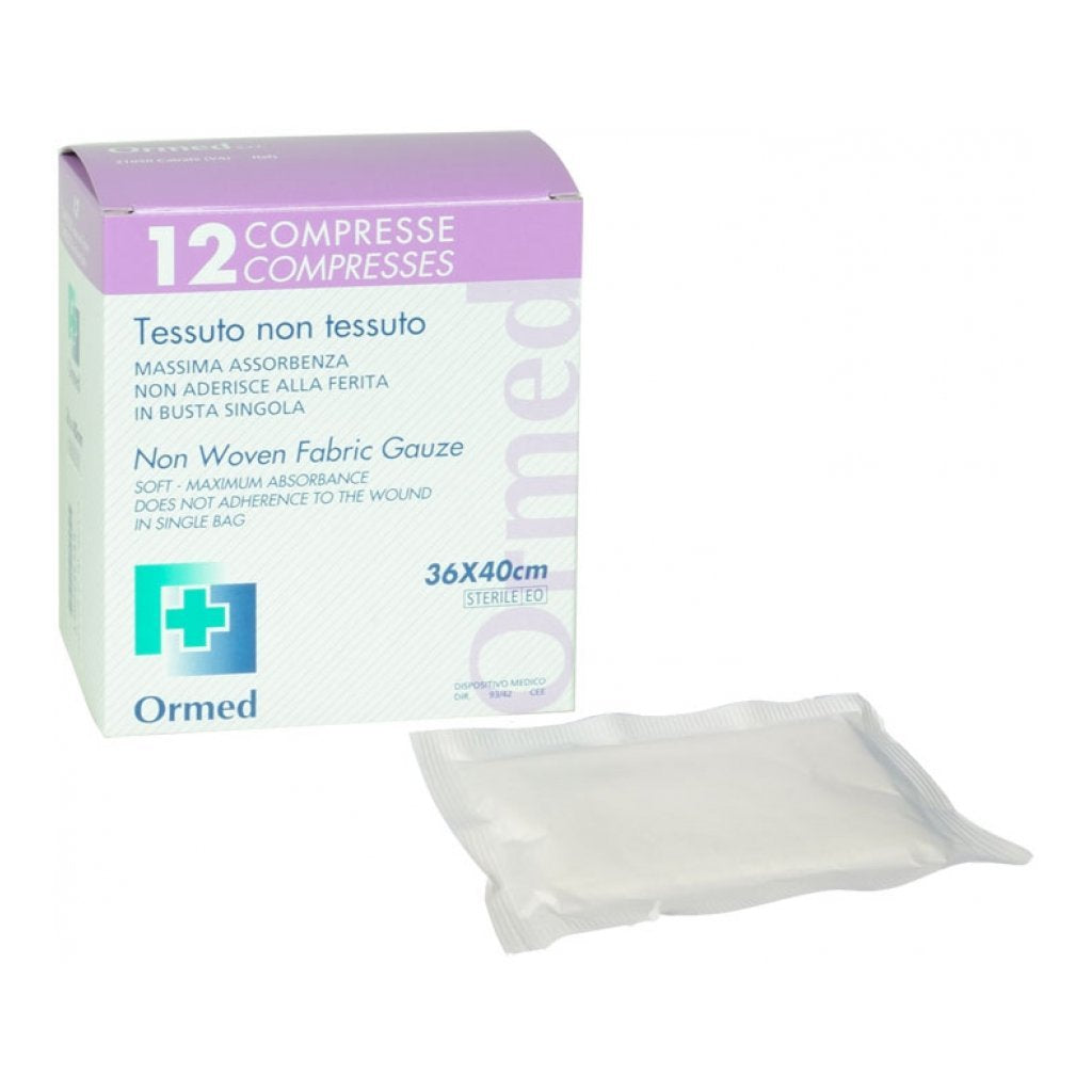 Garza Sterile Tnt 36X40Cm - Scatola da 12 Pz. - Conf. 30 Pz.