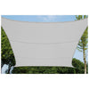 Telo Vela Ombreggiante per giardino in HDPE 290x290 cm Bianco - Modello vela