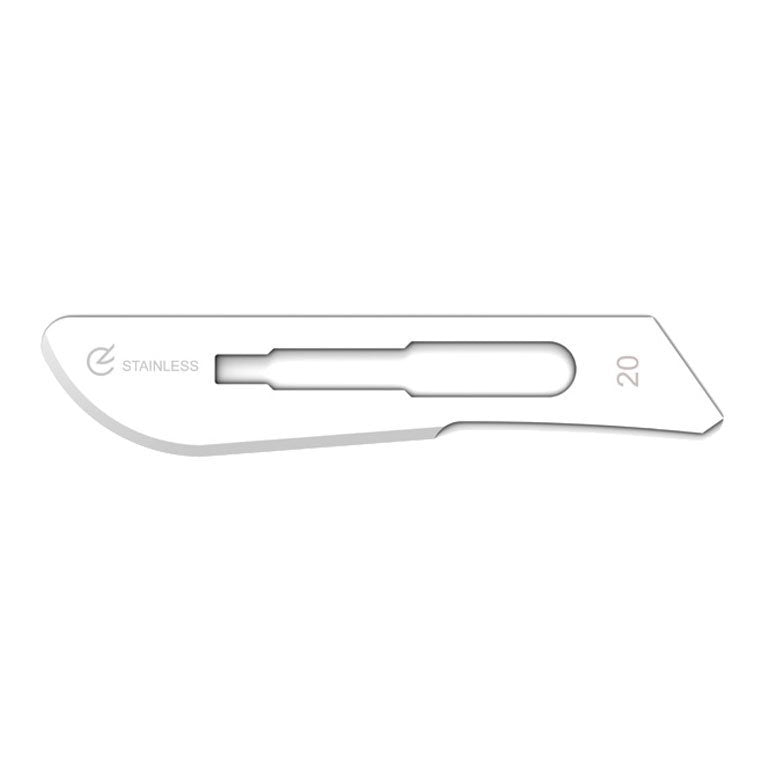 Lame di Sicurezza Gima Inox N. 20 Sterili - Conf. 100 Pz.