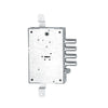 Serratura Porta Blindata Applicazione Planare 4 Mandate e Scrocco - Entrata 60 mm - 608-D
