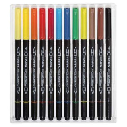 SET 12 PENNARELLI  AQUA BRUSH DUO col, assorti x1