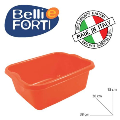 Bacinella Rett 10Lt Arancio Bef