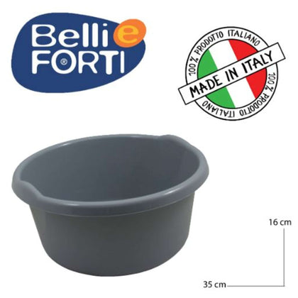 Bacinella Tonda 8Lt Grigia Bef