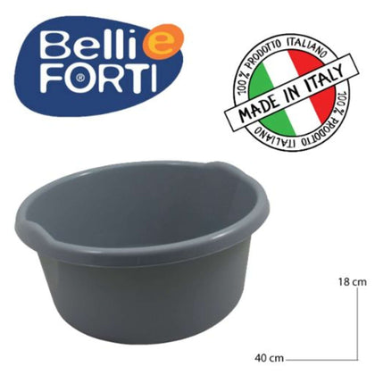 Bacinella Tonda 13Lt Grigio Bef