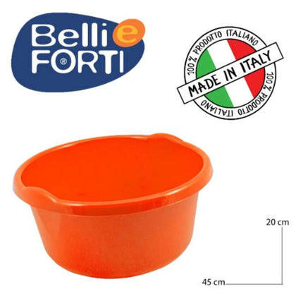 Bacinella Tonda 20Lt Arancio Bef