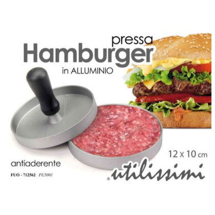 Stampo Per Hamburger Pressa Alluminio Antiaderente Stampo Man Quality Ø1210 Cm 712562 Gicos