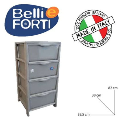 Cassettiera Spring 4 Tortora B&F