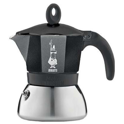 Caffettiera 4Tz Induzione Black Bialetti