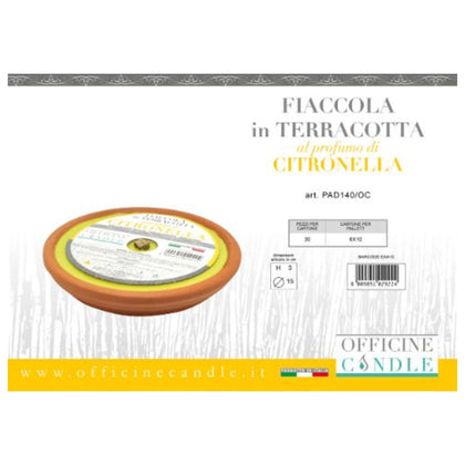 Citronella Fiaccola Medium 15X3 Pad140