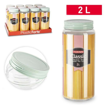 Barattolo in Plastica per Spaghetti Classic - 2 Litri