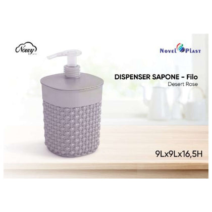 Dispenser Sapone Rosa 16Cm 107406 Nouvy