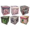 Pouf Eco Cubo Contenitore 30Cm - Fantasia Assortita - 1601864 Sais