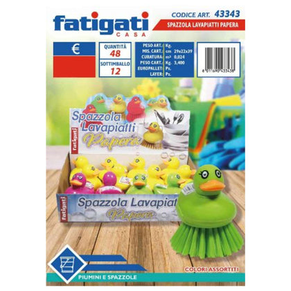Spazzola Lavapiatti Papera 43343 Fa