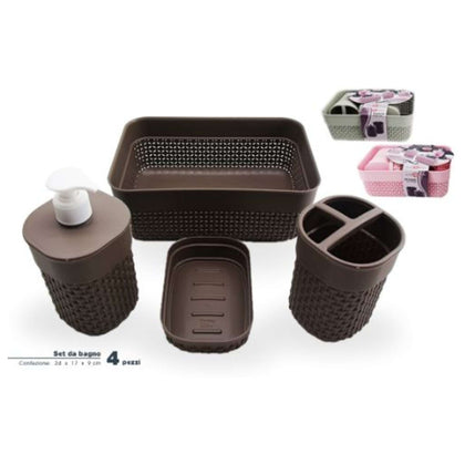 Set Bagno 4Pz V.Colori 946990 Intrade