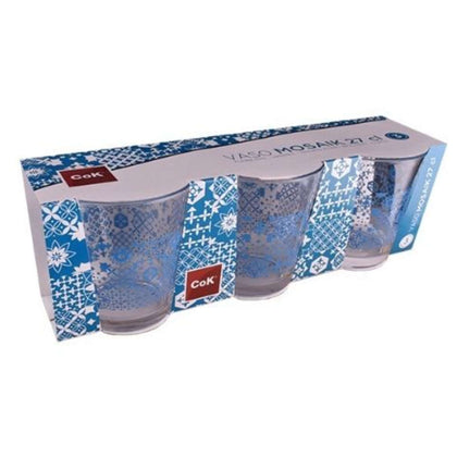 Bicchiere Acqua 3Pz Mosaik 158-F2033M