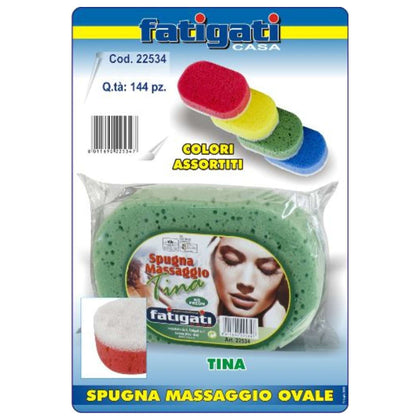 Spugna Massaggio Ovale Tina 22534 Fat