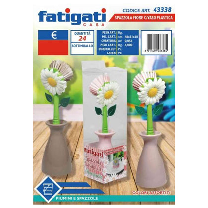 Spazzola Fiore C/Vaso Pl 43338 Fat.