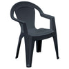 Sedia Sofia Antracite Pas130 - 56X45X80H Cm