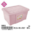 Baule Rosa 61X45X29 60Lt 18915 Hega