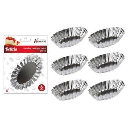 Formine 6Pz Ovali Cm10 1641617 Sais