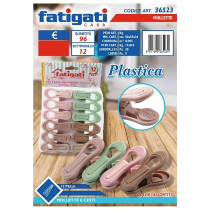 Mollette Pl 12Pz Primavera 36523 Fat