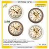 Orologio Tondo D.30 Ef.Legno 1956/20 Vir