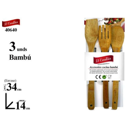 Mestoli 3Pz Bambu 34X14 40640 Nl