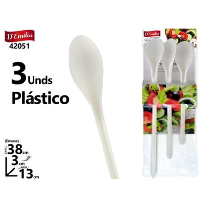Set 3 Cucchiarelle Plastica 42051 Nl