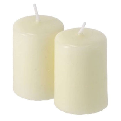 Candele 2 Cilindro Avorio 100503 Ad