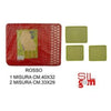 Set 3 Tappeti Lavello Rosso 338 Grimas