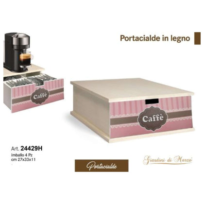 Portacialde Legno Beige Rosa 24429H Gdm