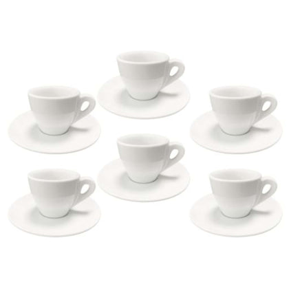 Tazzina Caffe 6Pz C/P Laura Bco 25094