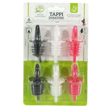 Tappo Dosatore Per Bottiglia - 6Pz 627496 Gt