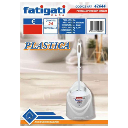Portascopino Wc Pl Bianco 42644 Fat