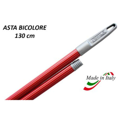 Manico Scope Bicolore Rosso 130Cm 773589 Ipm