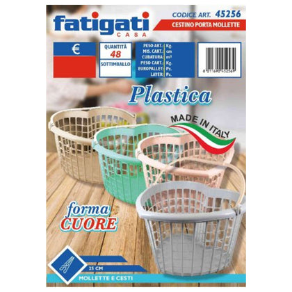 Cestino Portamollette Cuore 45256 Fat